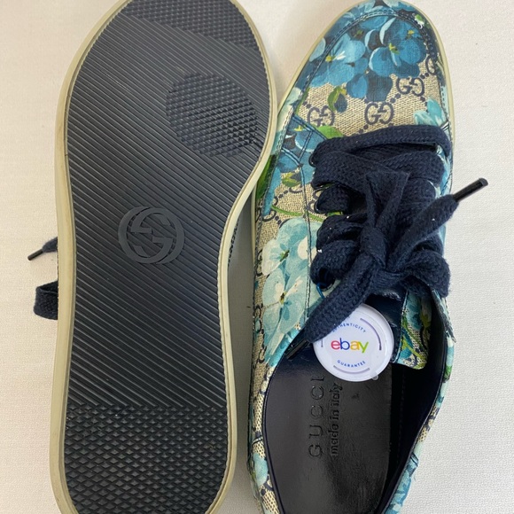 GUCCI
GUCCI MEN'S BLOOM FLOWER PRINT BLUE SUPREME GG CANVAS SNEAKER SHOES 9.5 - Picture 11 of 14